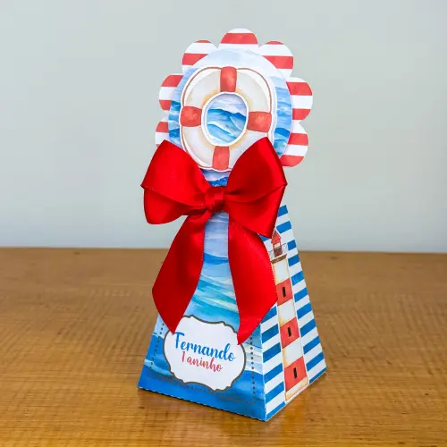 Kit Festa Personalizado Ursinho Marinheiro (20 Peças)