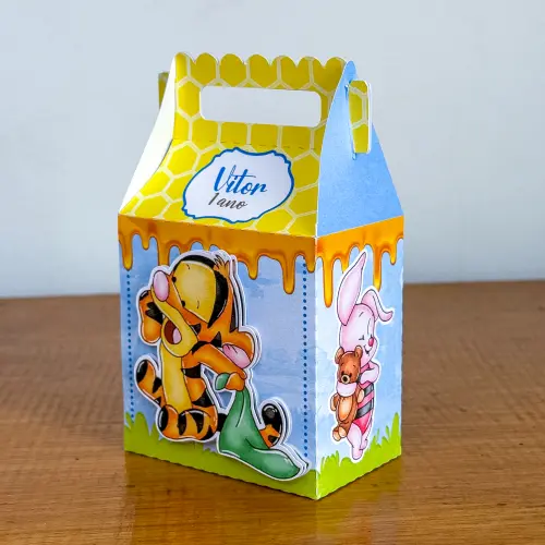 Kit Festa Personalizado Ursinho Pooh (20 Peças)