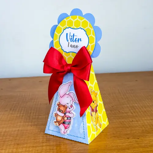 Kit Festa Personalizado Ursinho Pooh (20 Peças)