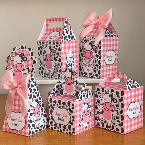 Kit Festa Personalizado Vaquinha (20 Peças)