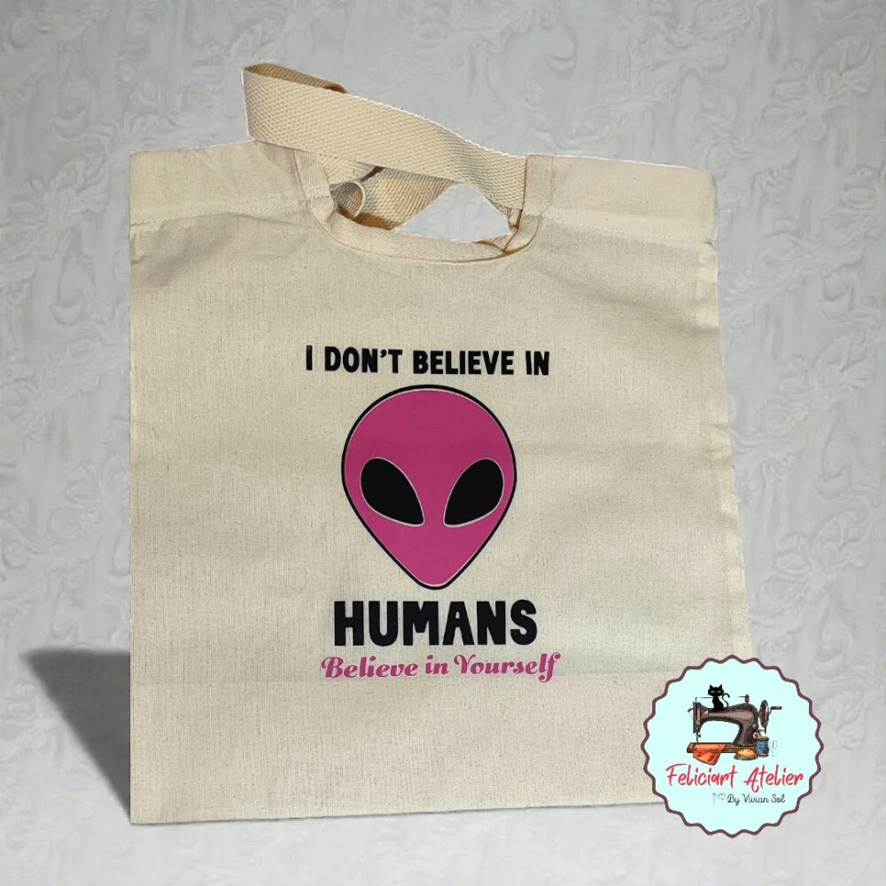 Bolsa Ecobag Modelo Tote 100%Algodão 38 cm x 36cm Artes Misticas