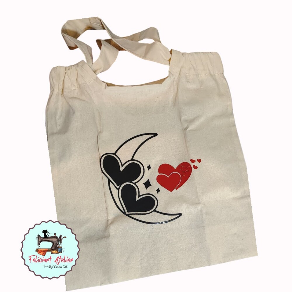 Bolsa Ecobag Modelo Tote 100%Algodão 38 cm x 36cm Artes Misticas