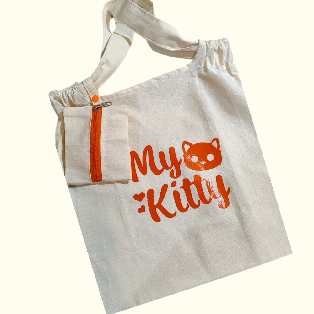 Bolsa Ecobag Modelo Tote 100%Algodão 38 cm x 36cm Artes Misticas