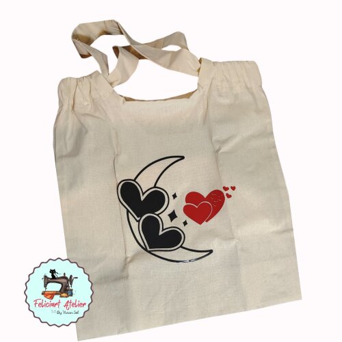Bolsa Ecobag Modelo Tote 100%Algodão 38 cm x 36cm Artes Misticas