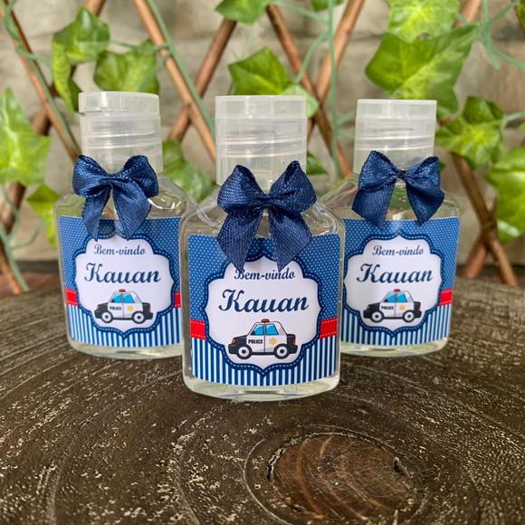 Alcool Gel 35 ml Personalizado com Lacinho