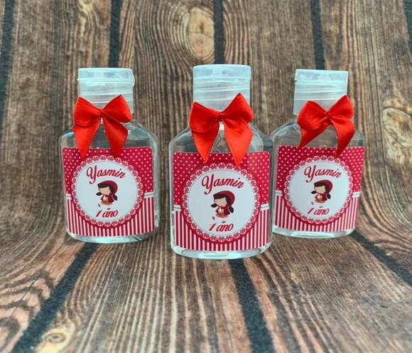 Alcool Gel 35 ml Personalizado com Lacinho
