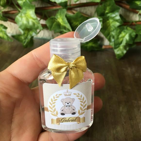Alcool Gel 35 ml Personalizado com Lacinho