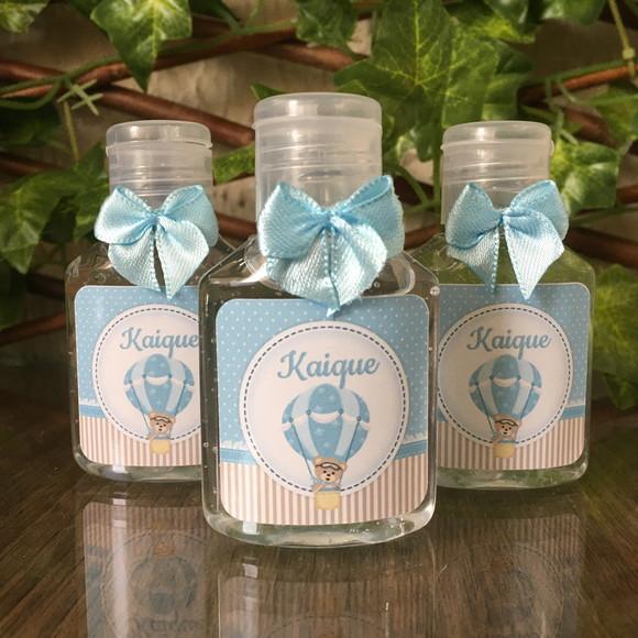 Alcool Gel 35 ml Personalizado com Lacinho