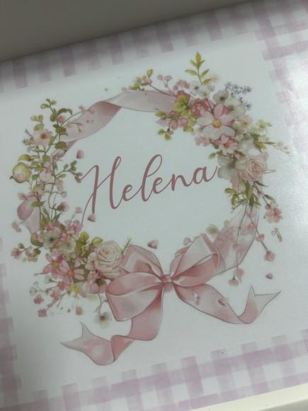 Bandeja mdf Personalizada - G 30x22x5cm - Flores