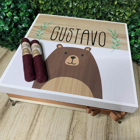 Caixa Luxo + 35 Charutos de Chocolate Recheados Urso