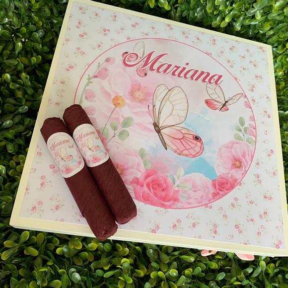 Caixa luxo + 50 Charutos de Chocolate Recheados