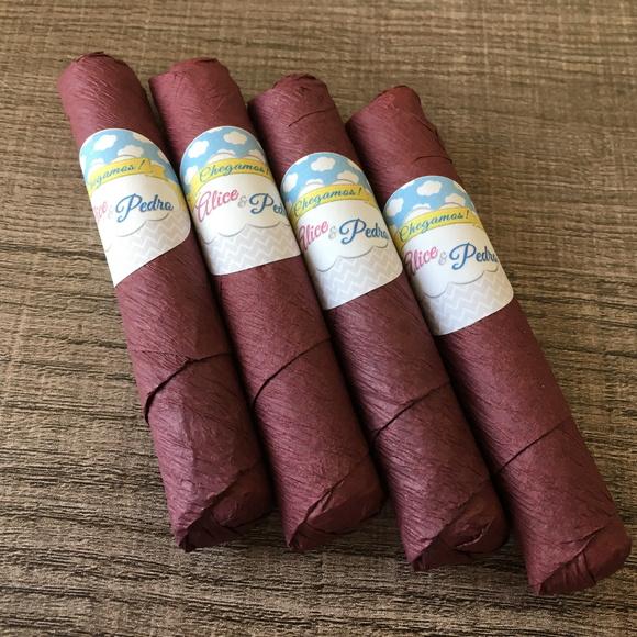 Charutos De Chocolate Personalizados Avulso