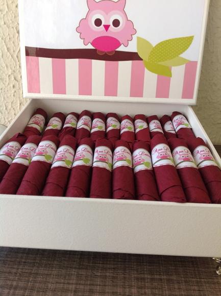 Charutos de Chocolate Recheados