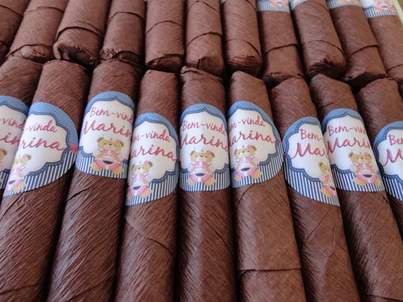 Charutos de Chocolate Recheados
