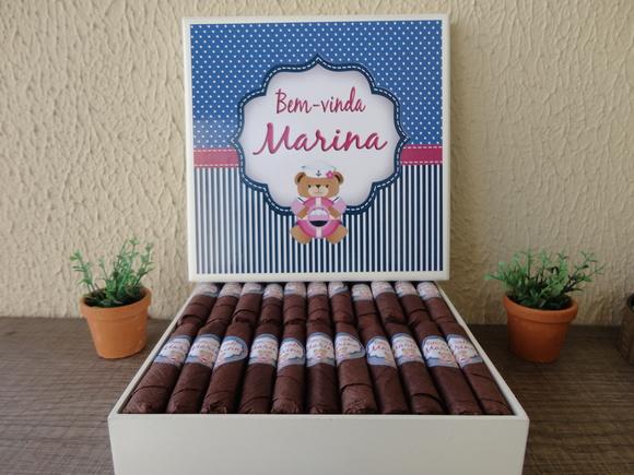 Charutos de Chocolate Recheados