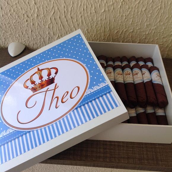Charutos de Chocolate Recheados
