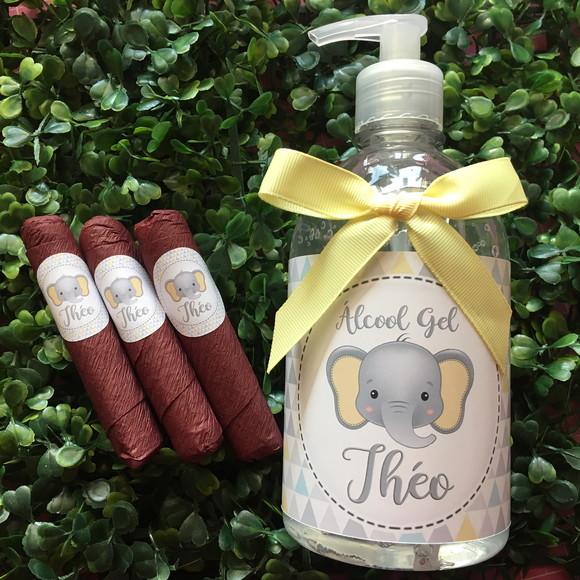 Charutos de Chocolate Recheados + Álcool Gel 500ml