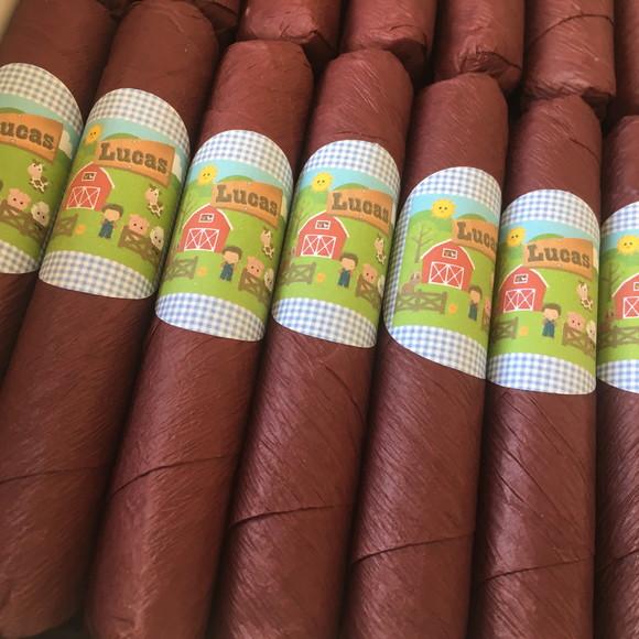 Charutos De Chocolate Recheados Avulso
