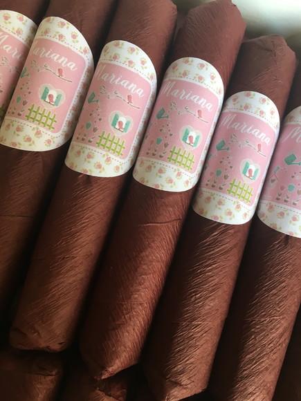 Charutos De Chocolate Recheados Avulso
