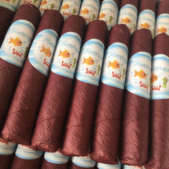 Charutos De Chocolate Recheados Avulso