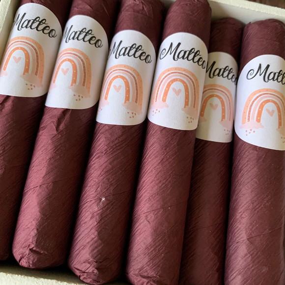 Charutos De Chocolate Recheados Avulso Boho