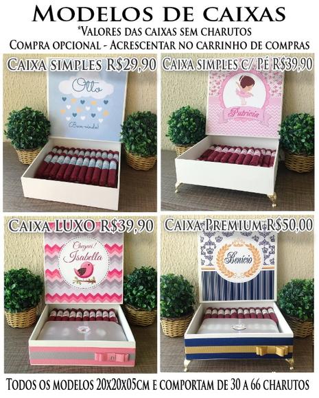 Charutos de Chocolate Recheados Balão Azul