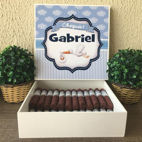 Charutos de Chocolate Recheados Cegonha