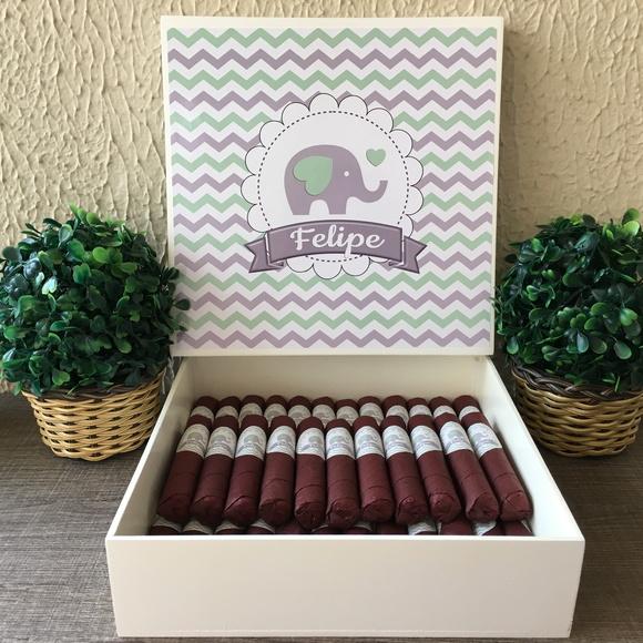 Charutos de Chocolate Recheados Elefant