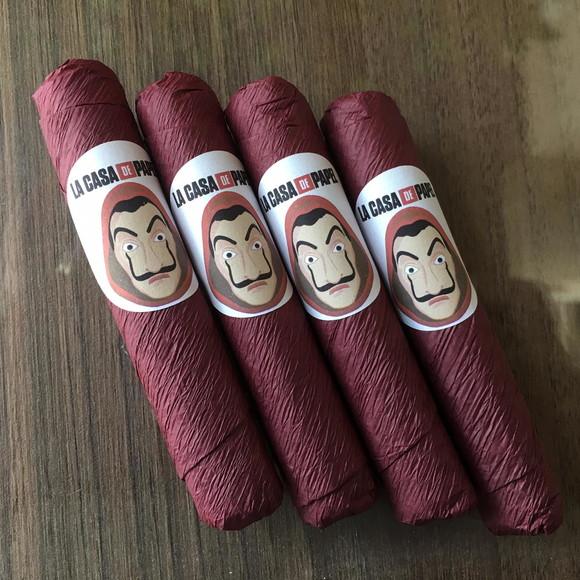 Charutos De Chocolate Recheados La Casa De Papel Avulso