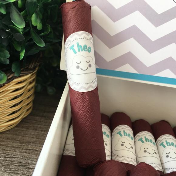 Charutos de Chocolate Recheados Nuvem