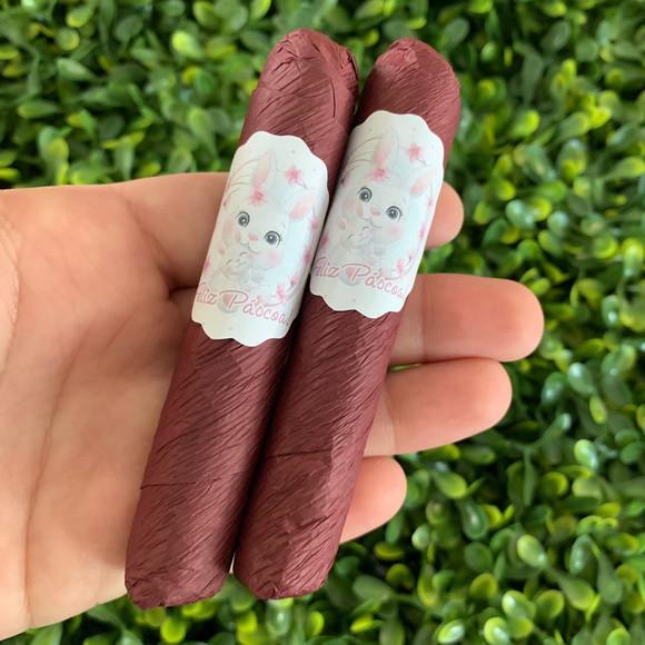 Charutos de Chocolate Recheados Páscoa