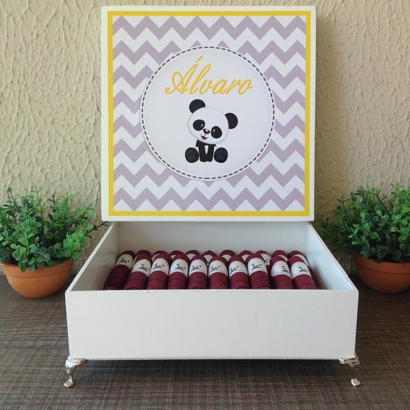 Charutos de Chocolate Recheados Panda