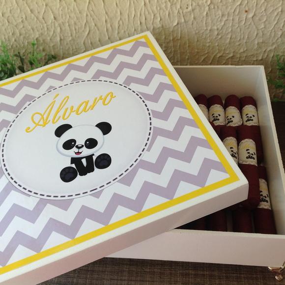 Charutos de Chocolate Recheados Panda