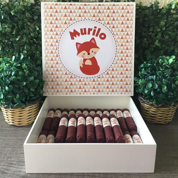 Charutos de Chocolate Recheados Raposa Triangulos