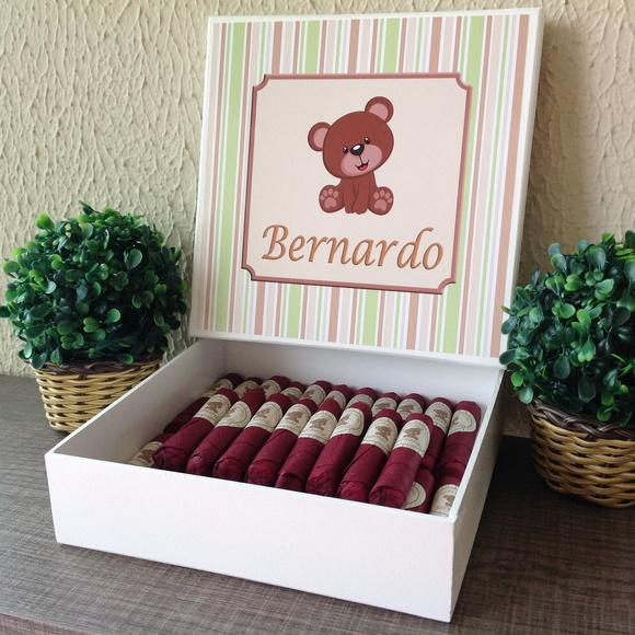 Charutos de Chocolate Recheados Ursinho