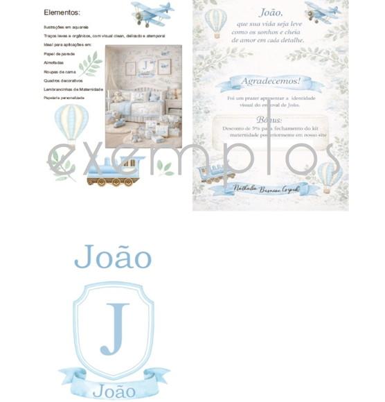 Criação de Identidade Visual Maternidade Enxoval Bebê