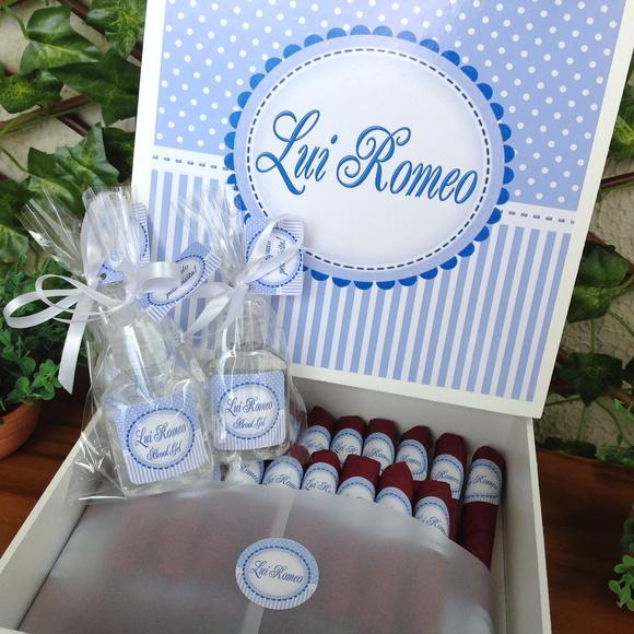 Kit Caixa Premium + 30 Charutos + 20 Alcool Gel Tag