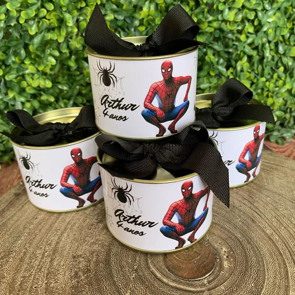 Latinha Personalizada - Tubolata 7x5cm Aranha