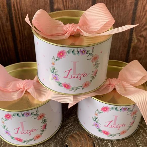 Latinha Personalizada com Suspiros - Tubolata 7x5cm