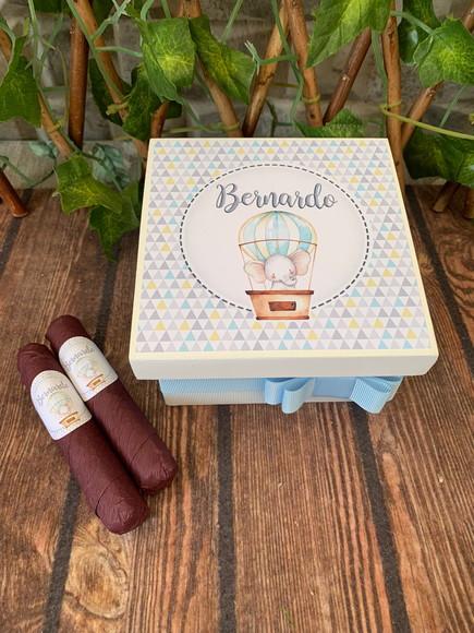 Mini Caixa Charutos Chocolate Balão