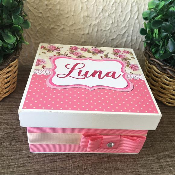 Mini Caixa Charutos Chocolate Balão Rosa