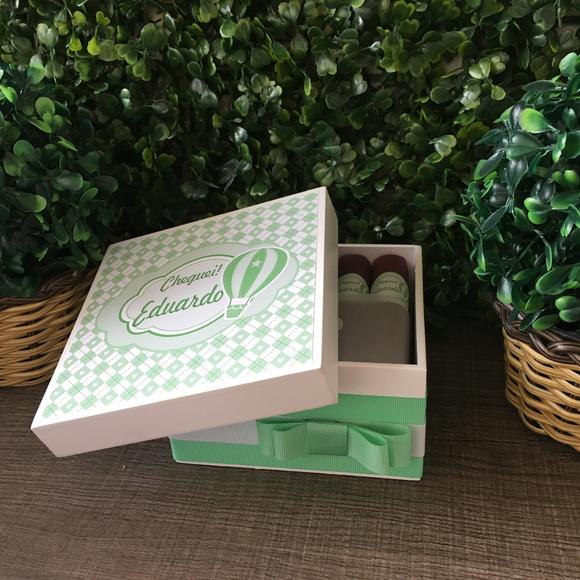 Mini Caixa Charutos Chocolate Balão Verde