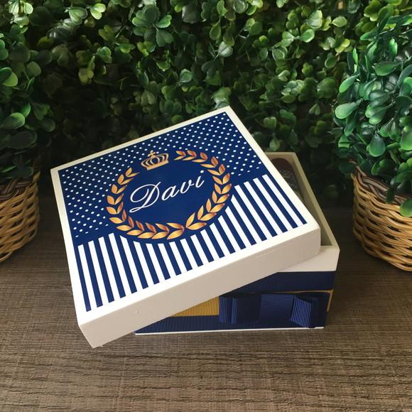 Mini Caixa Charutos Chocolate Brasão