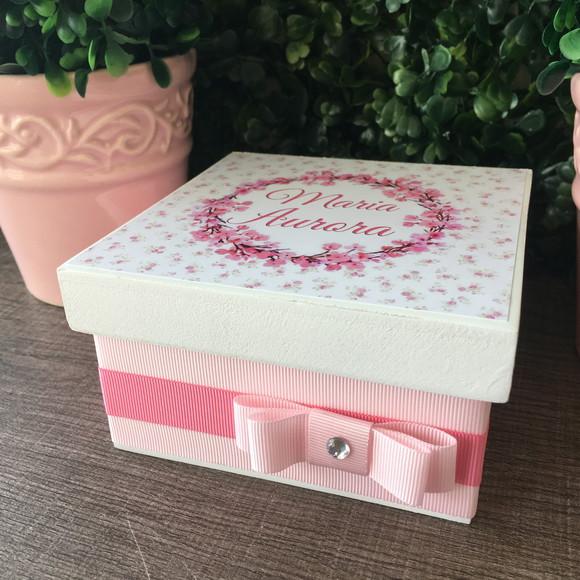 Mini Caixa Charutos Chocolate floral