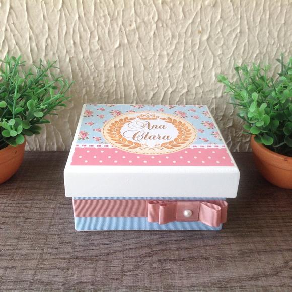 Mini Caixa Charutos Chocolate floral