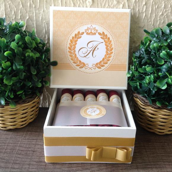 Mini Caixa Charutos Chocolate Gold