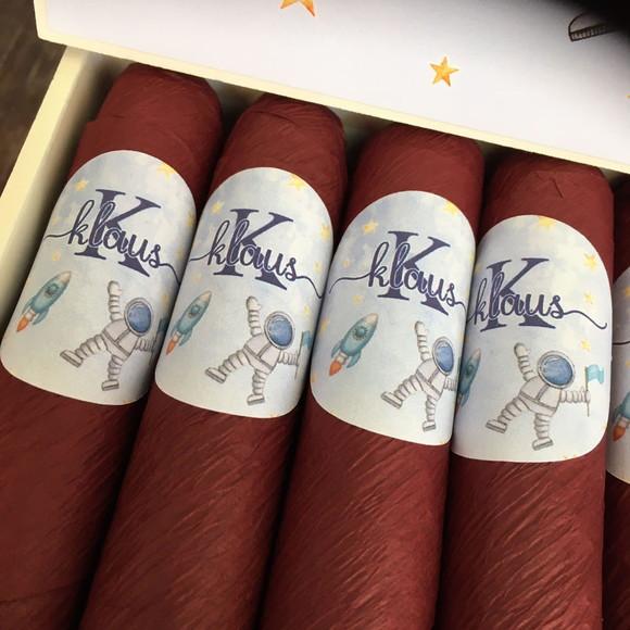 Mini Caixa De Charutos Chocolate Astronauta