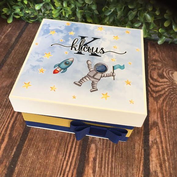 Mini Caixa De Charutos Chocolate Astronauta