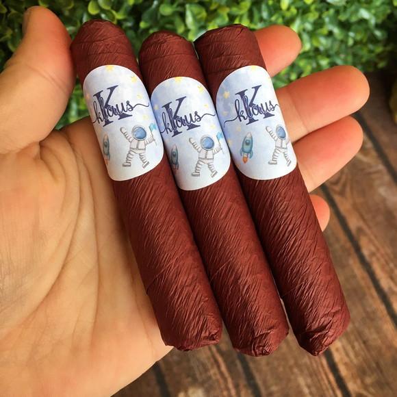 Mini Caixa De Charutos Chocolate Astronauta