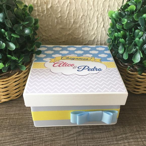 Mini Caixa de Charutos Chocolate Gêmeos
